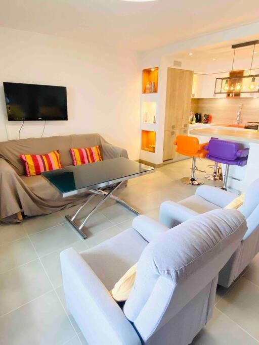 Apartmán Luxueux T3 Piscine Et Vue Somptueuse Sète Exteriér fotografie